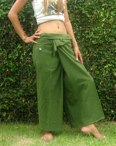 Thai Fisherman Pants * Wrap Yoga Pants * Thai Pants * Maternity Pants ...