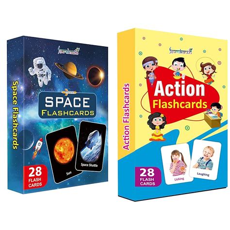 Buy Space Flash Cards for Kids Early Learning | Easy & Fun Way of ...