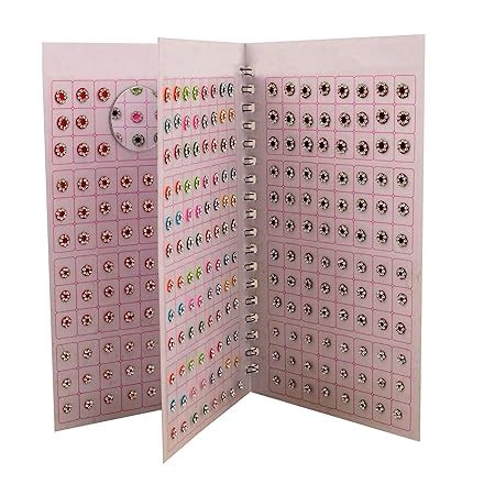 THANU'S CRAFT Multicolor Diamond Bindi Forehead Pottu Sticker kumkum ...