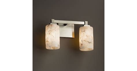 Justice Design Group ALR-8432-10-NCKL Alabaster Rocks 13" Regency 2 ...