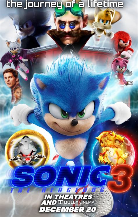 Sonic movie 3 fan poster #2 by astro0not on DeviantArt