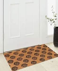 Buy Saral Home Coir Door Mat, Black. 90x120 cm Online at Low Prices in ...