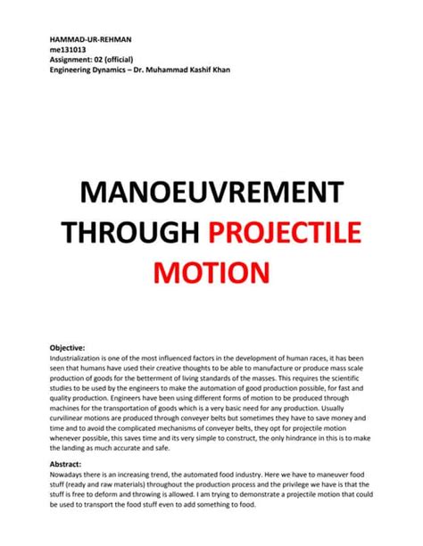 Image result for Projectile Motion Experiments