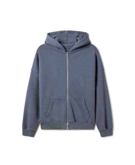 'SLATE GREY' DOUBLE ZIP HOODIE – Freeze Studios