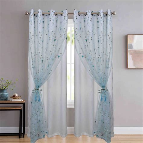 Buy JVIN FAB 2 In 1 Cotton Embroidery Transparent Double Grommet ...