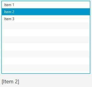JavaFX ListView Tutorial 的图像结果