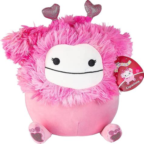 Squishmallows Valentine's Day Pink Bigfoot - 10" Caparinne The Pink ...