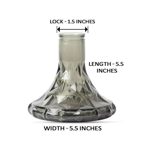 Buy COCOYAYA Kasha Hookah Glass Replacement Base Only – shopdop.in
