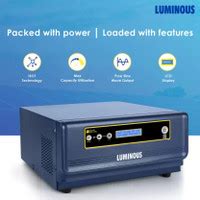 LUMINOUS 1100 VA NXG 1450e with 36 Months Warranty Solar Compatible ...