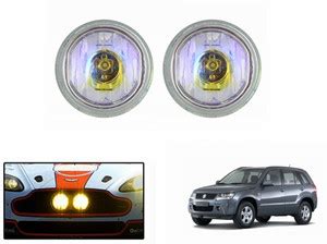 DLAA 168 ROUND High Power Aux Lights Yellow-Maruti Grand Vitara ...
