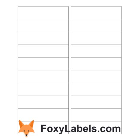 Avery 5161 Template Google Docs & Google Sheets | Foxy Labels