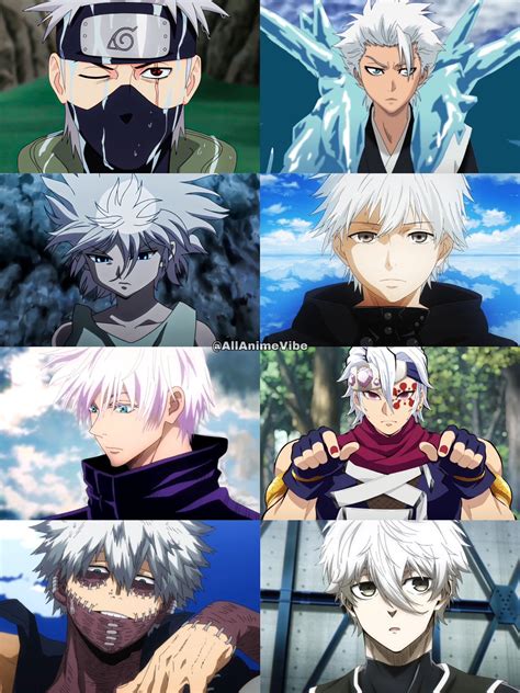 White Haired Anime Characters