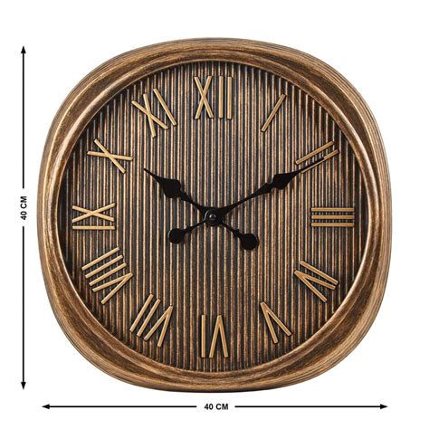 Buy Corsica Fortune Glass Wall Clock - 40cm from Corsica by Home Centre ...