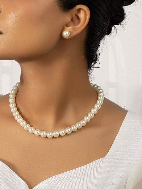 Pearl Choker Necklace - Buy Pearl Choker Necklace online at Best Prices ...