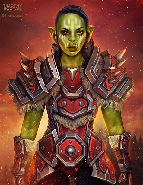 Direwolf Female Orc