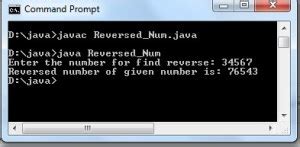 Image result for Reverse Number Pattern Program in Java