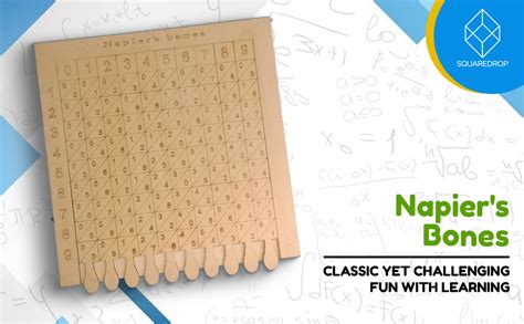 Buy SquareDrop Napier's Bones - Multiplication - Computes ...