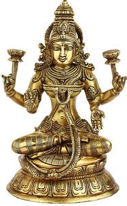 StatueStudio Brass Bronze India Hindu Goddess Wealth laxmi maa murti ...