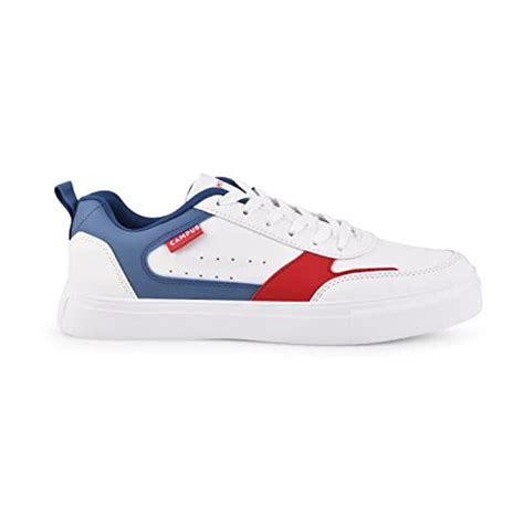 Buy Campus Men's OG-01 Sneakers WHT/RED 6 -UK/India at Amazon.in