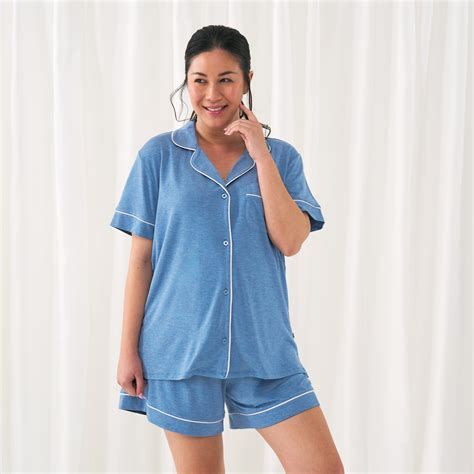Heather Blue Women's Pajama Set - Little Sleepies