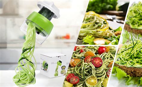 TYZAG Stainless Steel Spiral Cutter For Kitchen, Zoodle Maker Zucchini ...