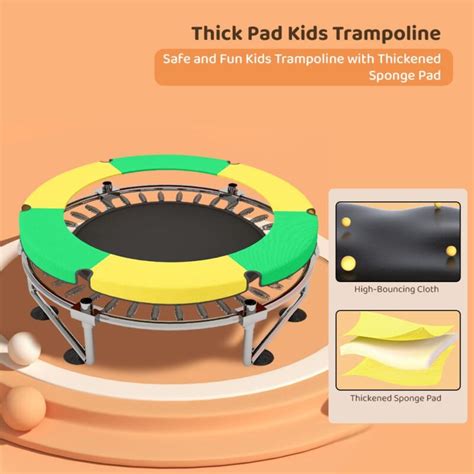 Trampoline with Safety Net for Kids at StarAndDaisy - Order Now