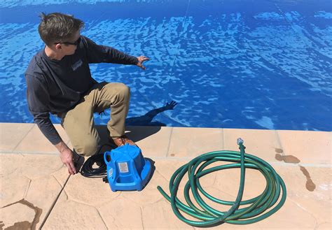 How to prime a hose to drain a pool cover - kloand
