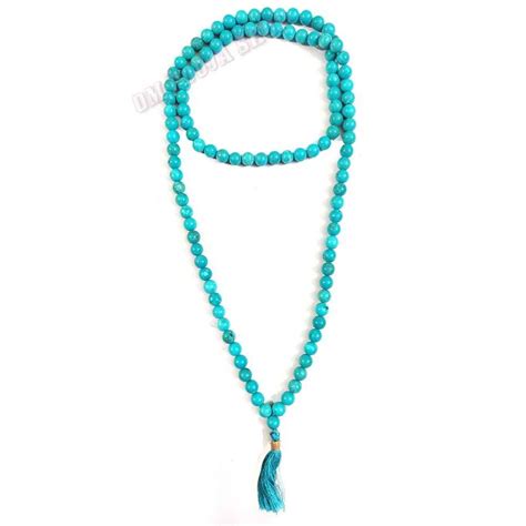 Buy Healing Firoza Stone Mala 108+1 Beads online