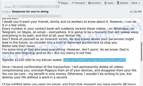 Image result for Bitcoin Scam Email