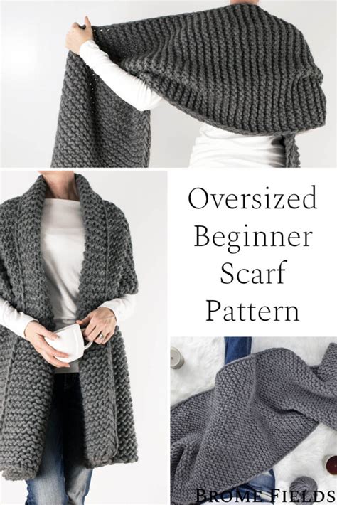 Image result for Knitting Pattern Basic Scarf