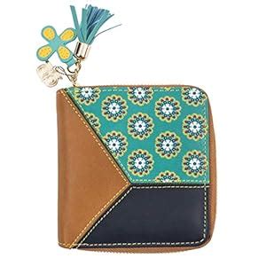 Buy Chumbak Synthetic Patch Work Multi-Color PU Mini Women's Wallet at ...