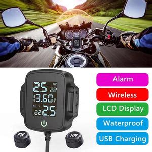 Autopowerz Bike Tyre Pressure Monitoring System Universal With USB Cha