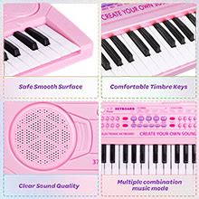 Buy PARTEET Kids Keyboard Piano with 37 Keys for Kids, Musical ...