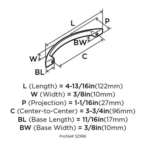 Amerock Everyday Heritage 3-3/4-in Center to Center Satin Nickel Arch ...