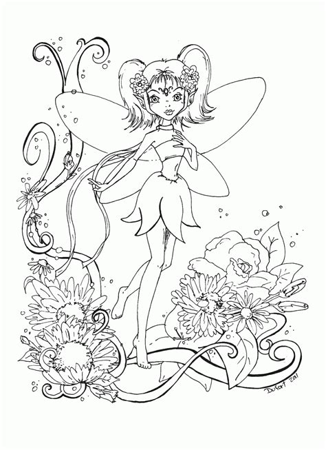 Free Fairy Coloring Pages Free Printable, Download Free Fairy Coloring ...