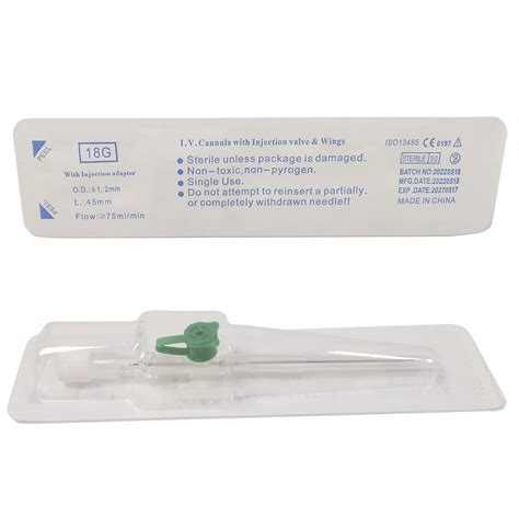 Buy Caphstion IV Catheter with Wings and Injection Port IV Catheters ...