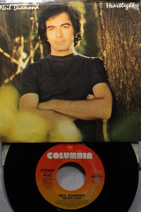 Rock Picture Sleeve 45 Neil Diamond - Heartlight / You Don'T Know Me On ...