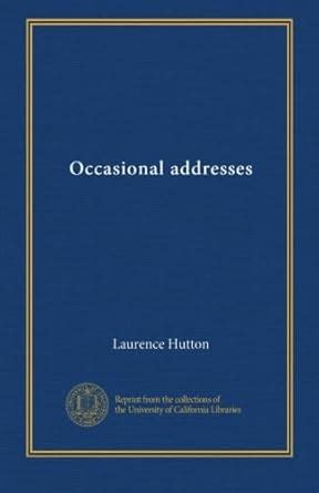 Occasional addresses : Amazon.in: Books