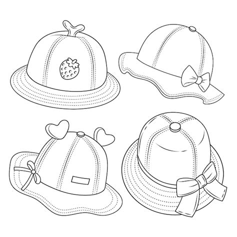 Bucket Hat Drawing Tutorial 的图像结果