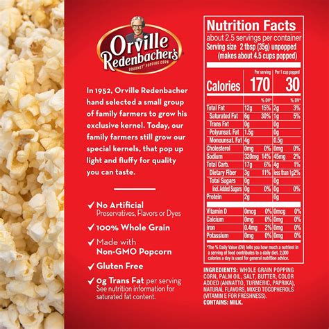 Orville Redenbacher Avocado Oil Popcorn Ingredients at Mackenzie Boehm blog