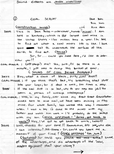 Image result for Coal Script