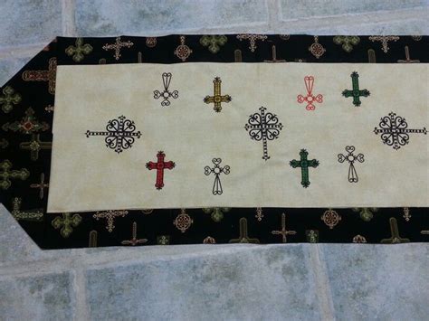 Image result for Cross Table Runner Pattern