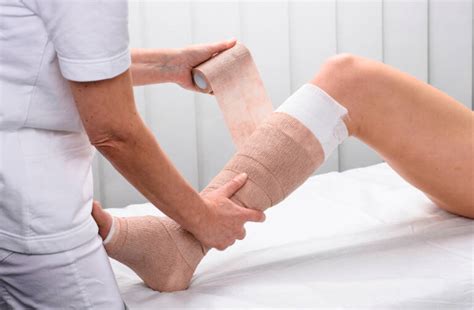 Pütter-Kompressionsverband anlegen - Altenpflege