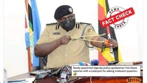 Fact Check: This Ugandan cop was NOT attacking reporters with a ...