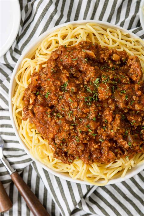 Simple Spaghetti Meat Sauce Recipe (with jarred marinara)