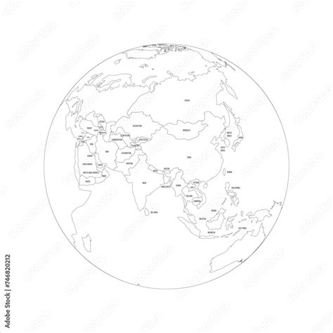 Asia Map Outline 的图像结果