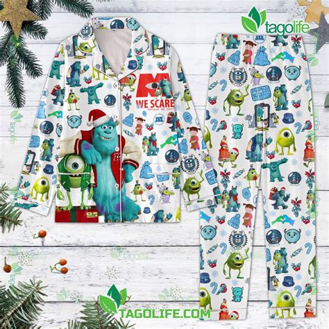 Monsters University Merry Christmas Women's Pajamas Set - Tagolife