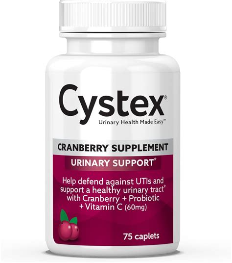 Amazon.com: Cystex Cranberry Urinary Tract Health Supplement with ...