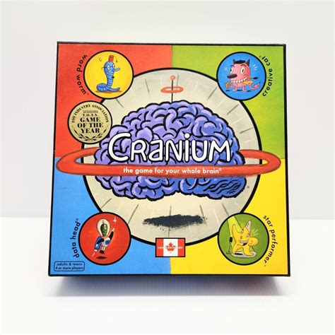 Cranium Board Game 1998, 2002 the Game for Your Whole Brain Game of the ...