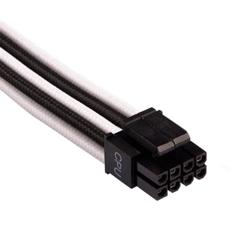 Corsair Premium Cables | Sleeved PSU Modular Cables Type 4 (White-Black)